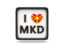 Macedonia. Heart with ISO code. Download icon.