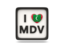 Maldives. Heart with ISO code. Download icon.