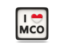 Monaco. Heart with ISO code. Download icon.