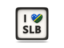 Solomon Islands. Heart with ISO code. Download icon.