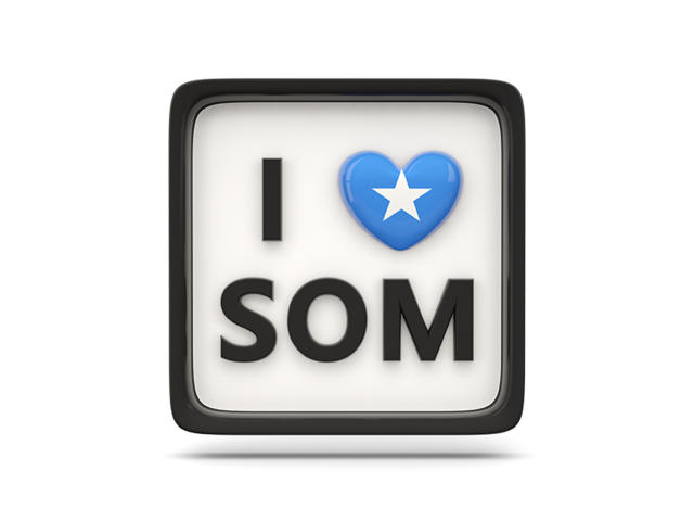 Heart with ISO code. Download flag icon of Somalia at PNG format