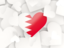 Bahrain. Hearts background. Download icon.