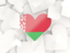 Belarus. Hearts background. Download icon.