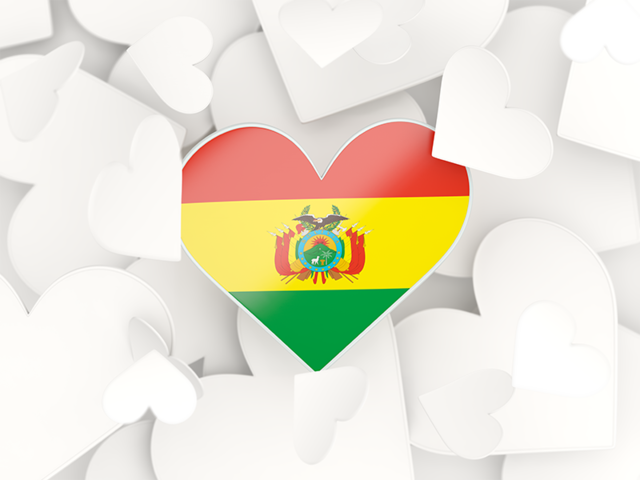 Hearts background. Download flag icon of Bolivia at PNG format