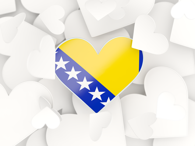Hearts background. Download flag icon of Bosnia and Herzegovina at PNG format