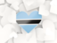 Botswana. Hearts background. Download icon.