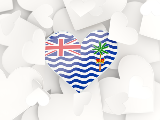 Hearts background. Download flag icon of British Indian Ocean Territory at PNG format