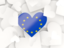 European Union. Hearts background. Download icon.