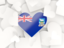 Falkland Islands. Hearts background. Download icon.