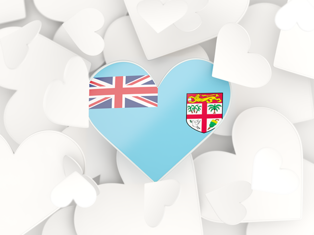 Hearts background. Download flag icon of Fiji at PNG format