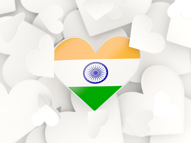 Hearts background. Download flag icon of India at PNG format