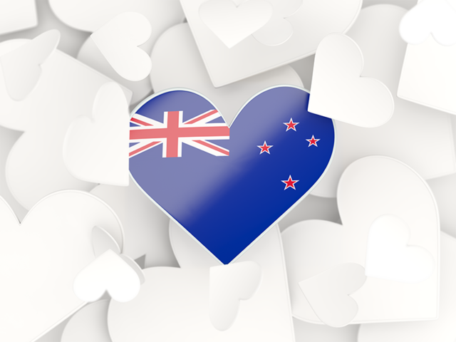 Hearts background. Download flag icon of New Zealand at PNG format
