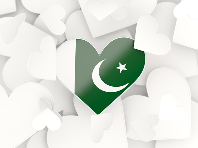 Hearts background. Download flag icon of Pakistan at PNG format