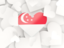 Singapore. Hearts background. Download icon.