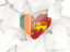 Sri Lanka. Hearts background. Download icon.