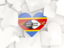 Swaziland. Hearts background. Download icon.