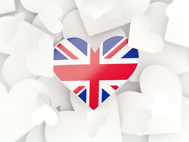 Hearts background. Download flag icon of United Kingdom at PNG format