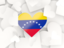 Venezuela. Hearts background. Download icon.