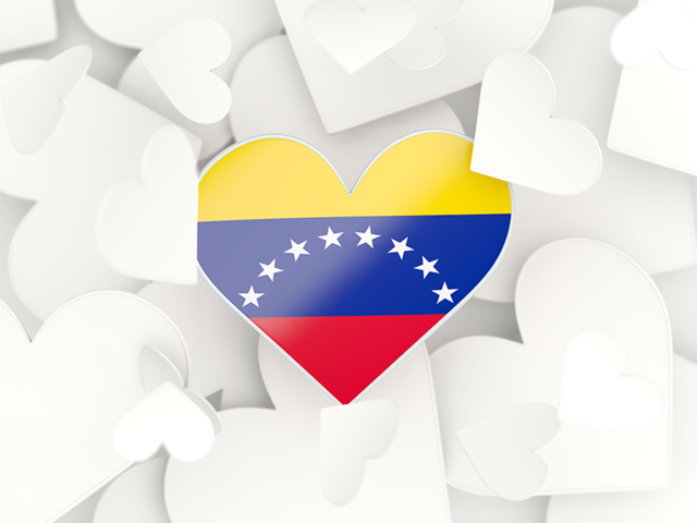 Hearts background. Download flag icon of Venezuela at PNG format