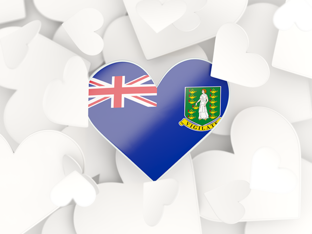 Hearts background. Download flag icon of Virgin Islands at PNG format
