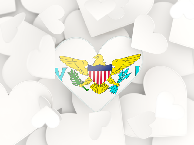 Hearts background. Download flag icon of Virgin Islands of the United States at PNG format