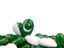 Pakistan. Heart with border. Download icon.