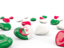 Algeria. Hearts with flag. Download icon.