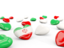 Iran. Hearts with flag. Download icon.