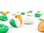 Ireland. Hearts with flag. Download icon.