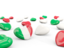 Italy. Hearts with flag. Download icon.