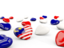 Malaysia. Hearts with flag. Download icon.