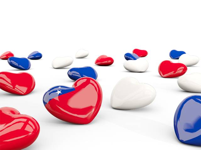 Hearts with flag. Download flag icon of Samoa at PNG format