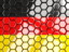 Germany. Hexagon mosaic background. Download icon.