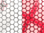 Malta. Hexagon mosaic background. Download icon.