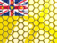 Niue. Hexagon mosaic background. Download icon.