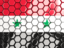 Syria. Hexagon mosaic background. Download icon.