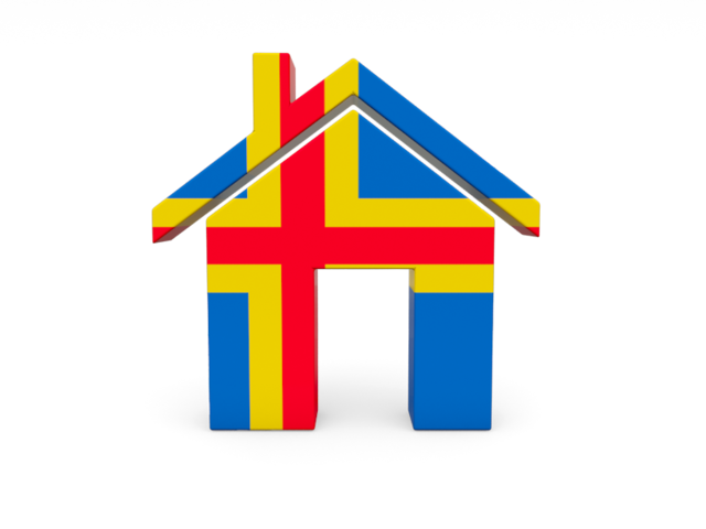 Home icon. Download flag icon of Aland Islands at PNG format
