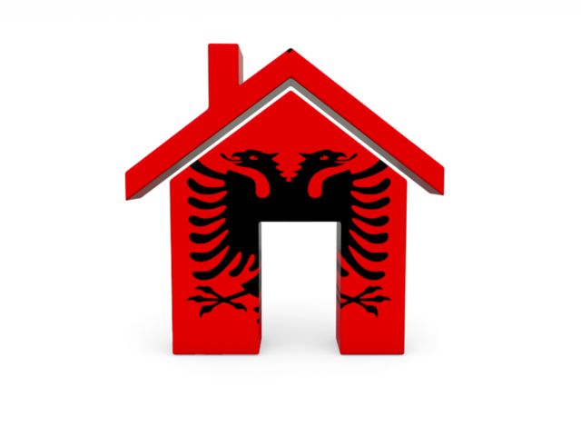 Home icon. Download flag icon of Albania at PNG format