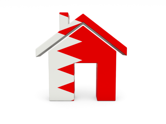 Home icon. Download flag icon of Bahrain at PNG format