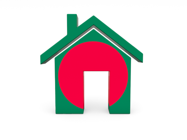 Home icon. Download flag icon of Bangladesh at PNG format