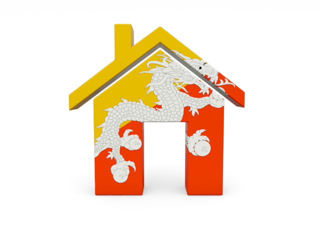 Home icon. Download flag icon of Bhutan at PNG format