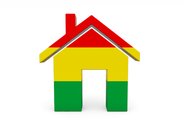 Иконка-домик. Скачать флаг. Боливия