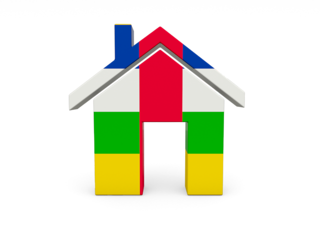Home icon. Download flag icon of Central African Republic at PNG format