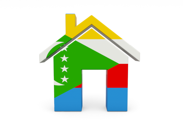 Home icon. Download flag icon of Comoros at PNG format