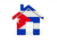 Cuba. Home icon. Download icon.