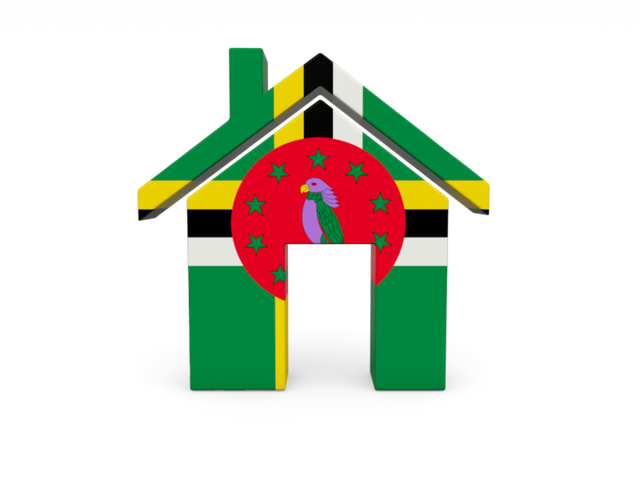 Home icon. Download flag icon of Dominica at PNG format