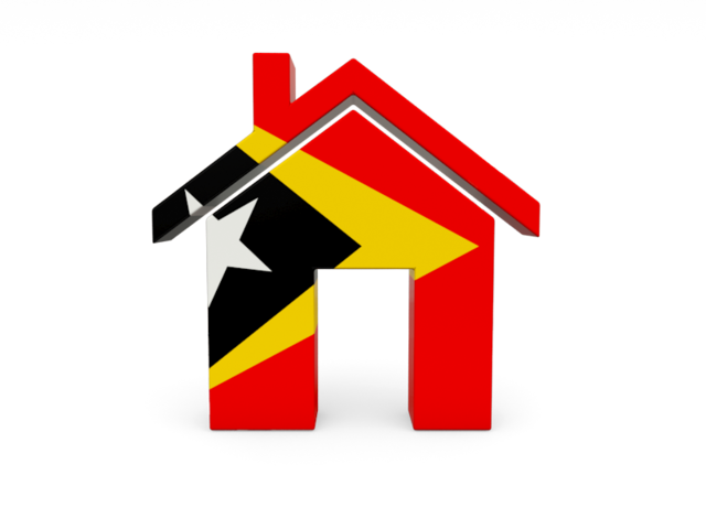 Иконка-домик. Скачать флаг. Восточный Тимор