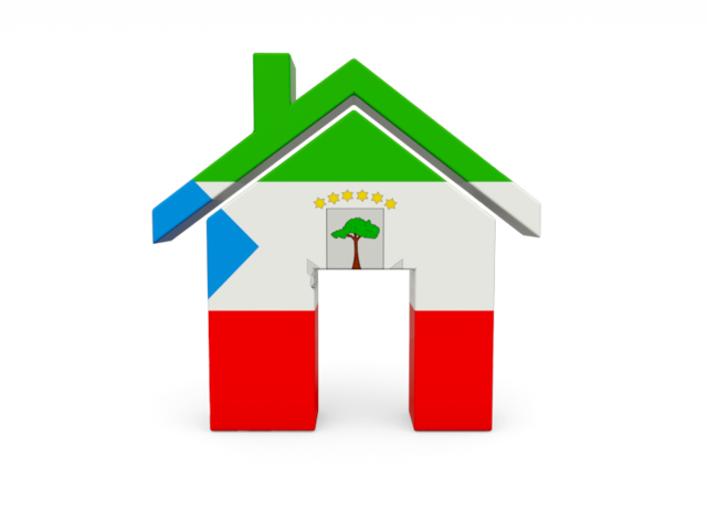 Иконка-домик. Скачать флаг. Экваториальная Гвинея