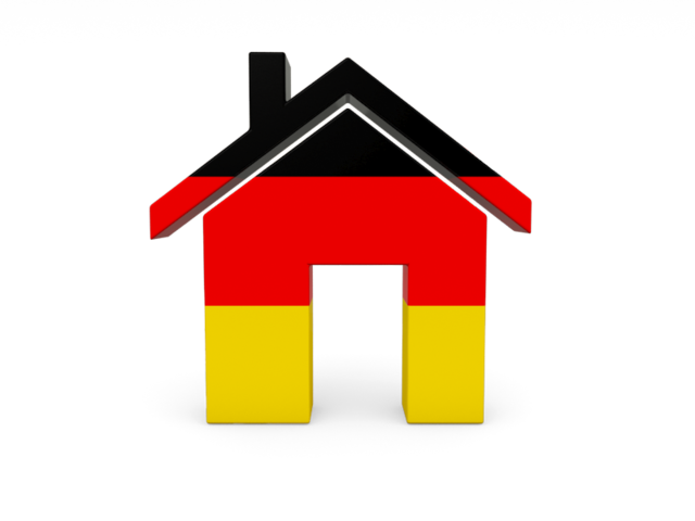Иконка-домик. Скачать флаг. Германия