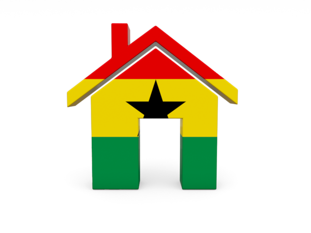 Home icon. Download flag icon of Ghana at PNG format